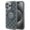 Karl Lagerfeld KLHMP15LHMCKMHK iPhone 15 Pro  6.1 czarny/black IML Monogram Karl&Choupette Head MagSafe